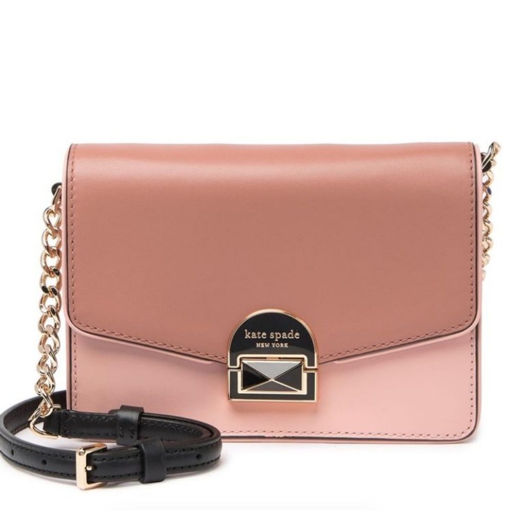 Kate Spade Neve Leather Two Tone Crossbody Bag